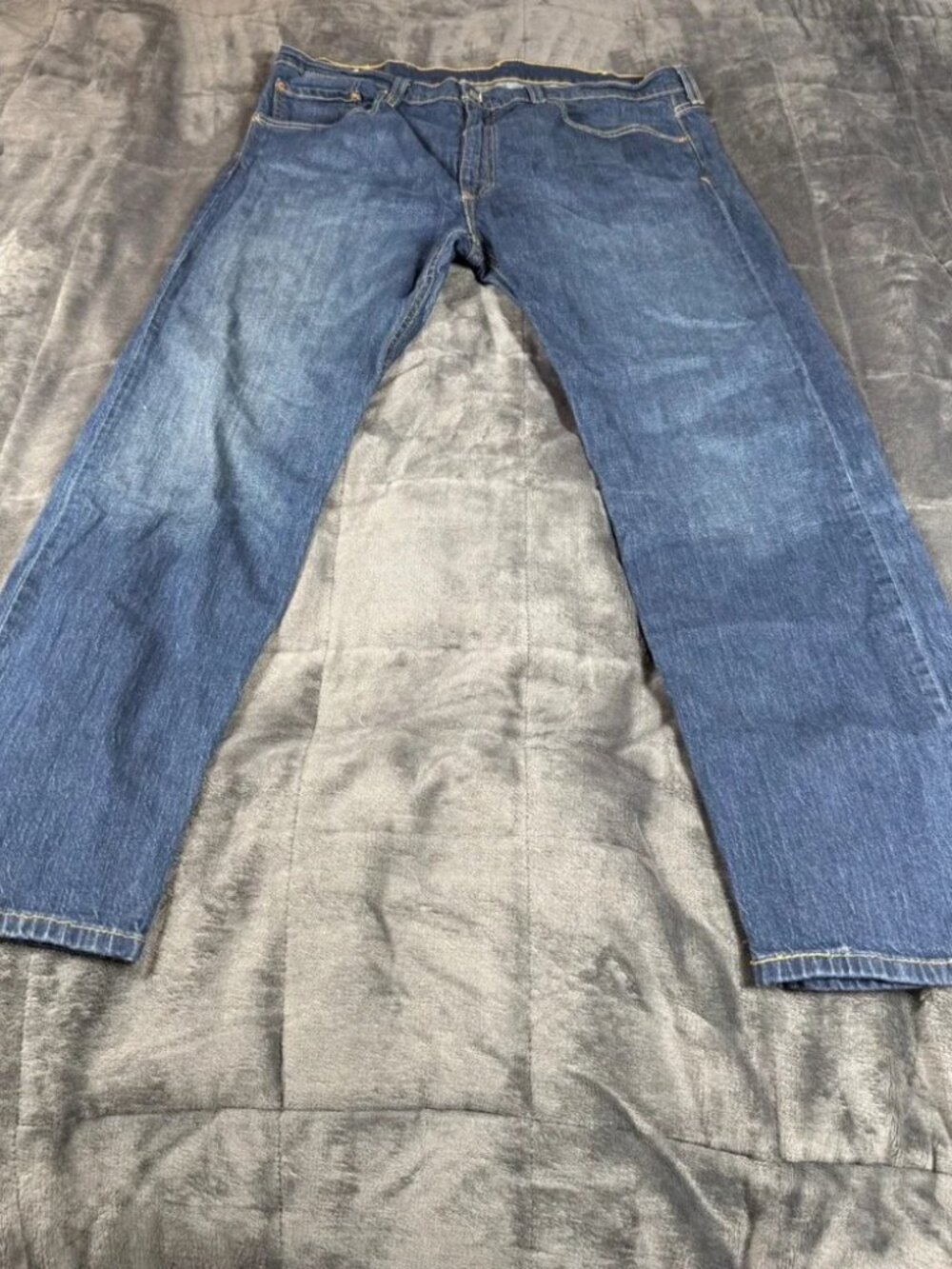 Levi's 505‎ Regular Fit Jeans Mens W38 L30 Blue Denim Pants Classic Straight Leg